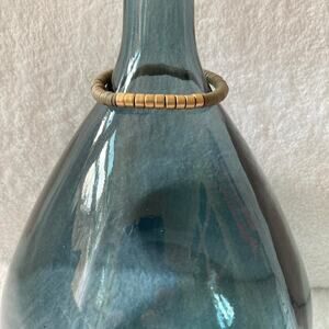 2 for $15    Taupe Rubber Bead Stretch Bracelet w/Gold Tone Accent